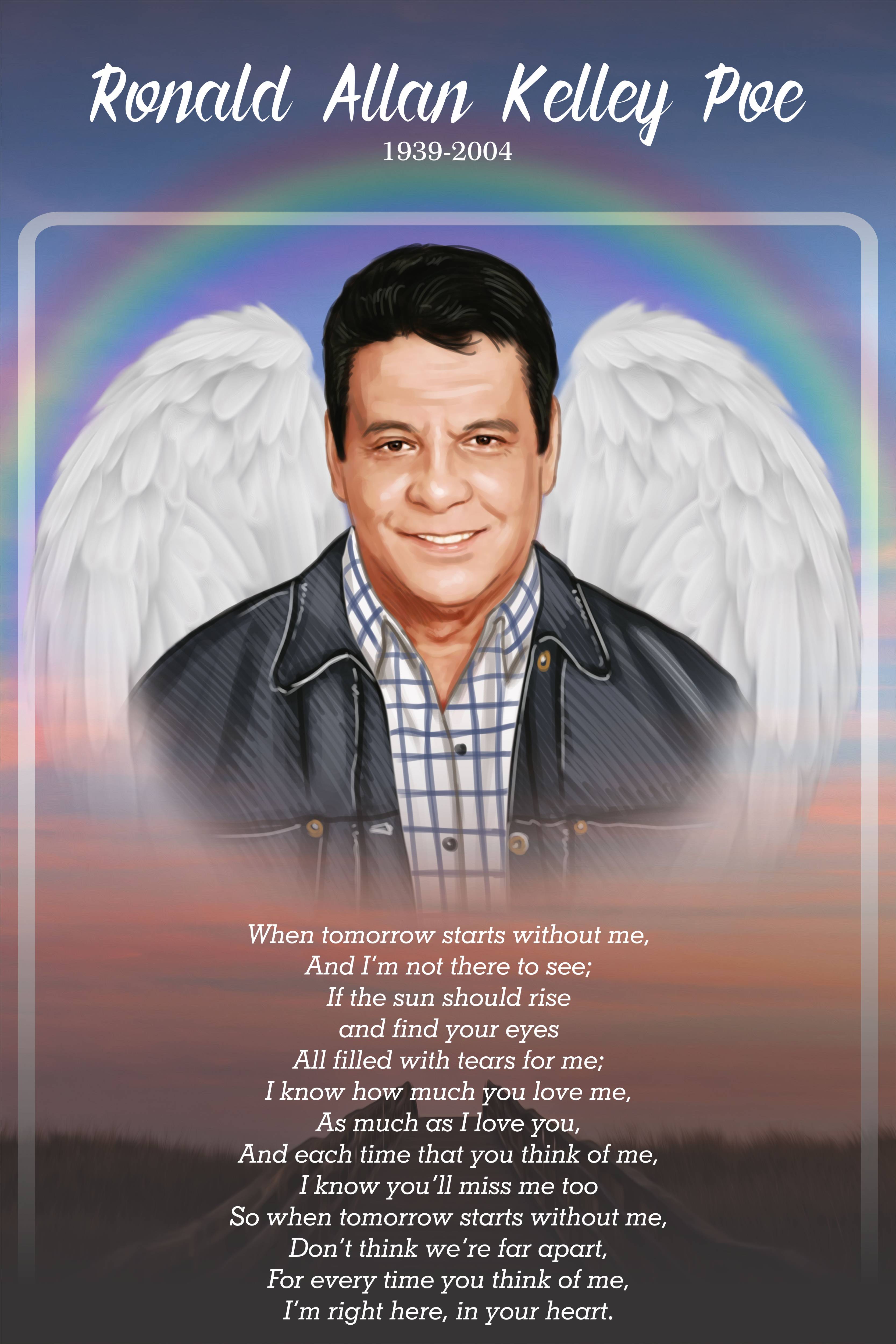 Memory Photo Portrait Memorial portrait – Genesis Artwork